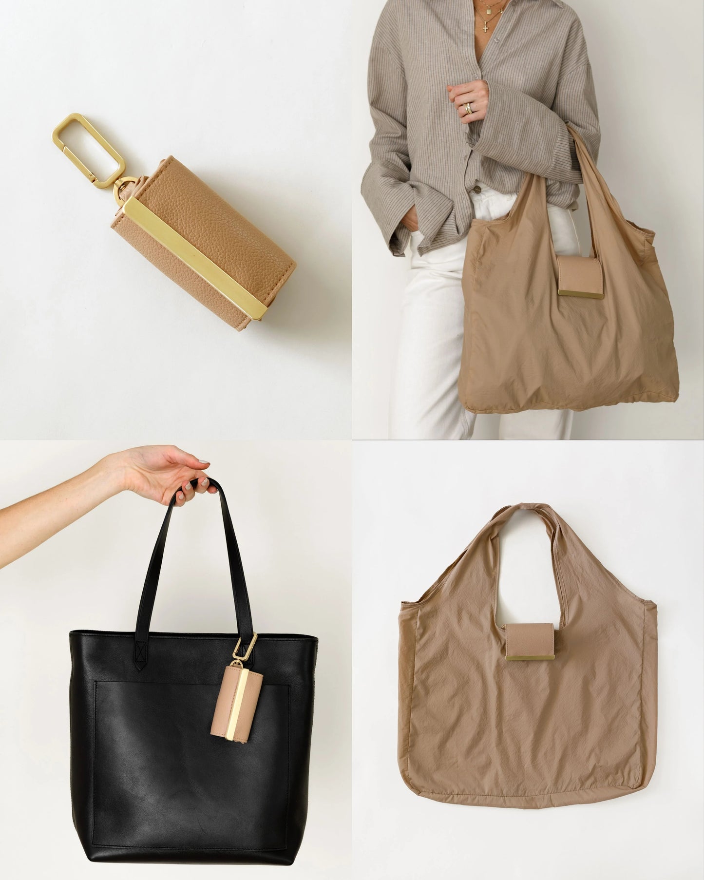 Expandable Keychain Tote Bag