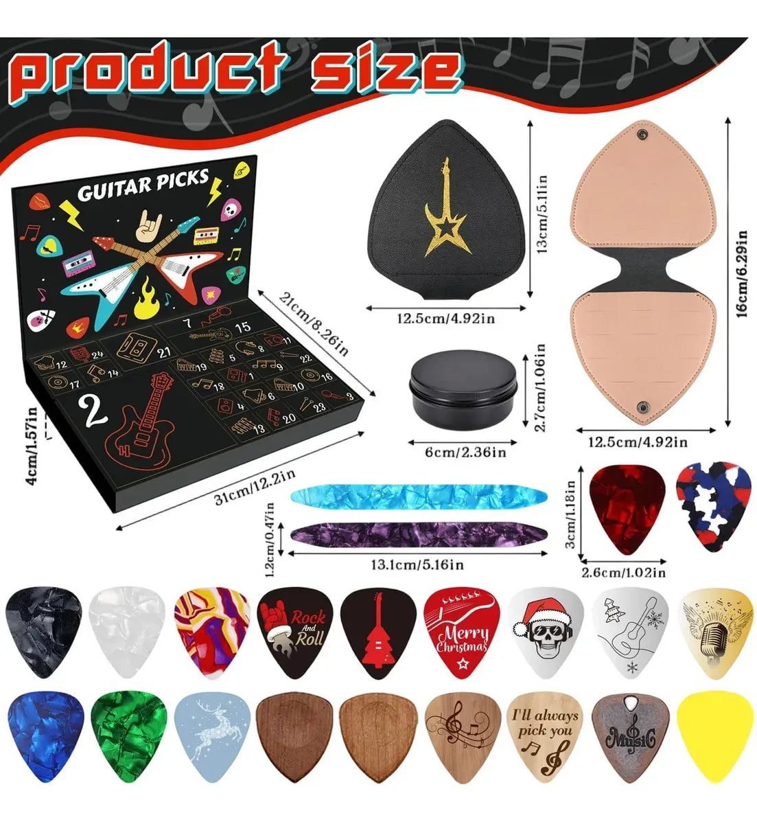 🎸 Guitar Picks Advent Calendar