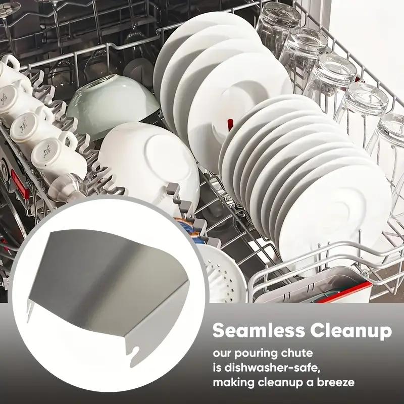 Universal Stainless Steel Stand Mixer Pouring Chute