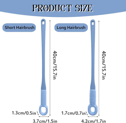 Long Handled Silicone Toe Cleaning Brush Set