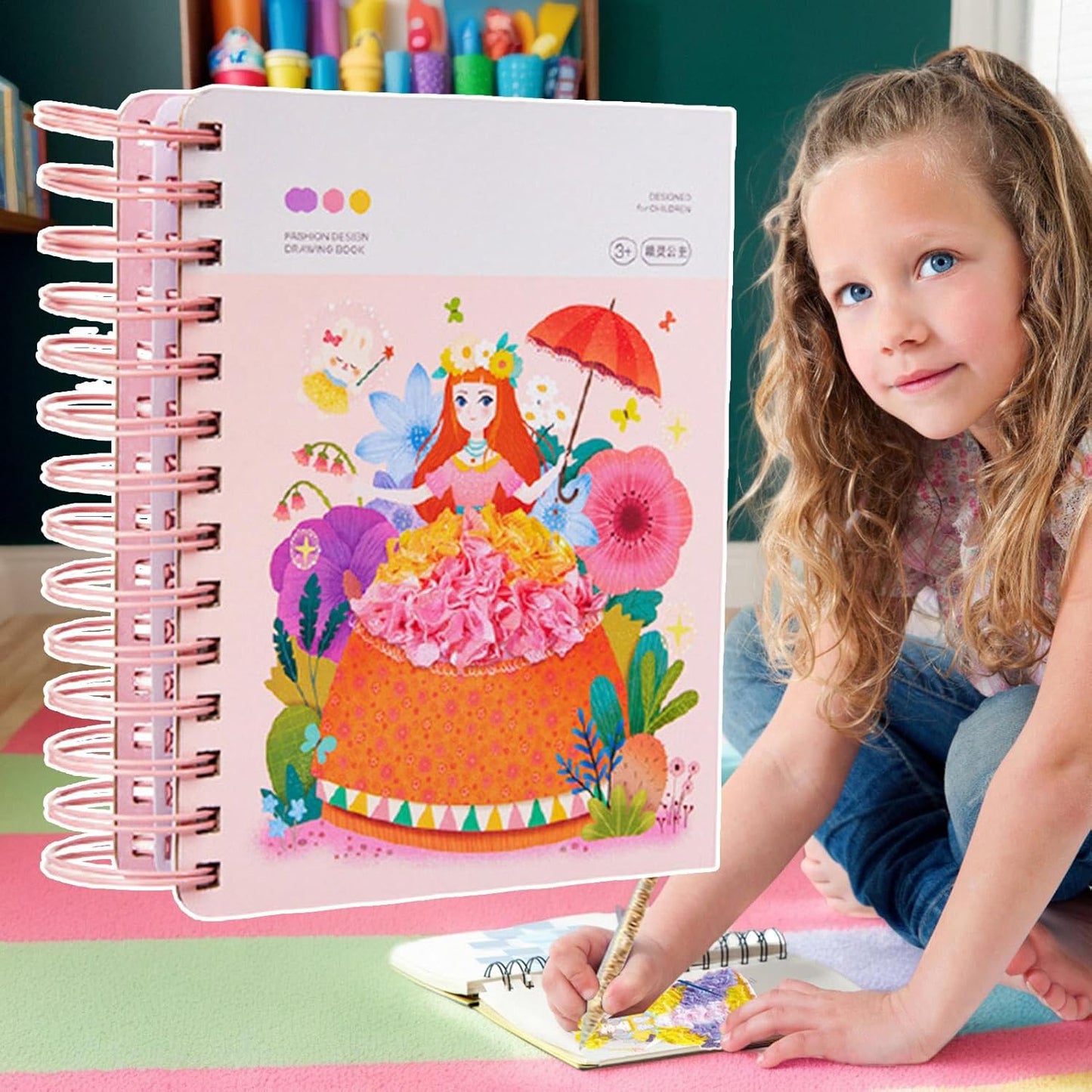 3 in 1 Poke Princess Dress Art Craft Kits for Kids