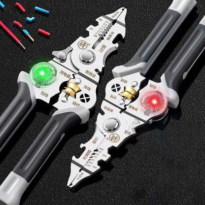 Multi-Function Wire Stripper with Voltage Tester