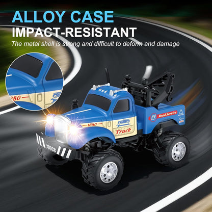 Mini Alloy Truck RC Car with LED Lights