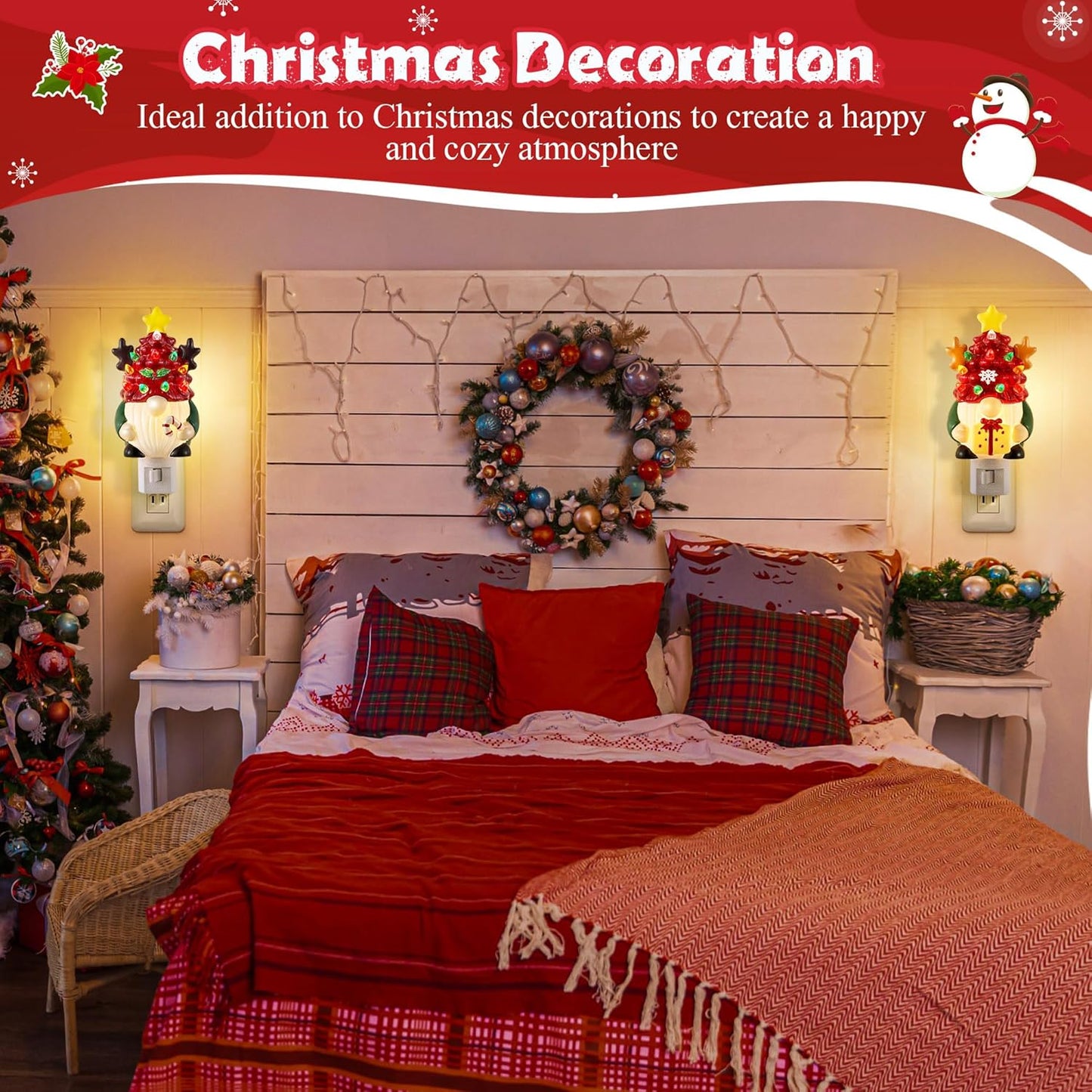 Christmas Gnome Night Light