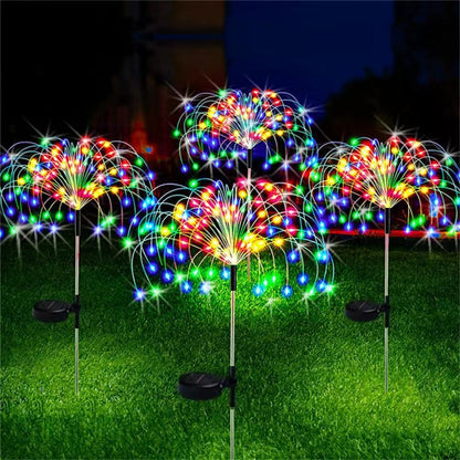 Outdoor Garden Waterproof Solar Firework Lights