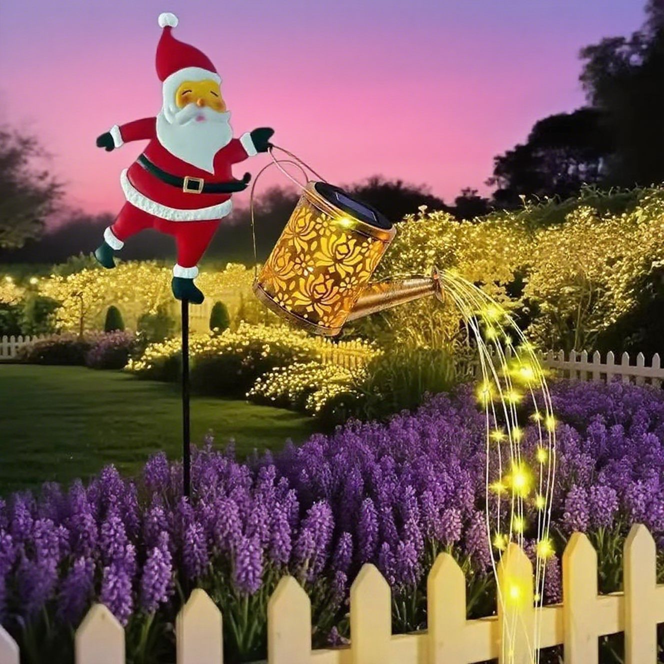 Santa Solar Kettle Lights