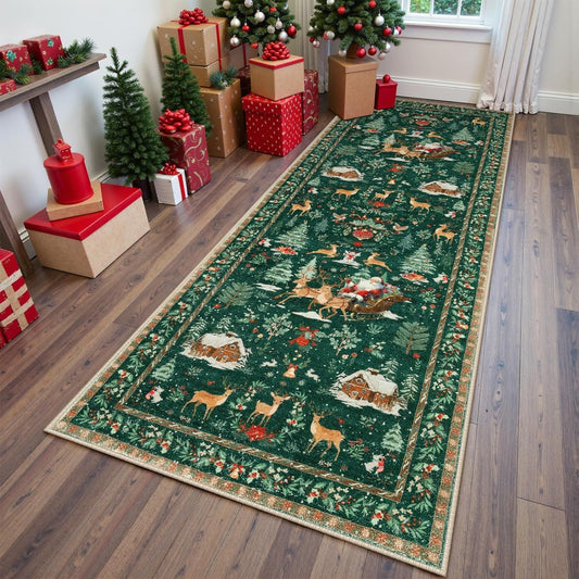 Christmas Print Non-Slip Rug