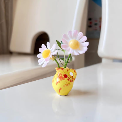 Mini Plant Vase Magnets for Fridge