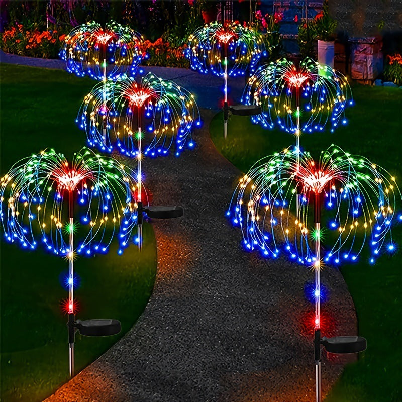 Outdoor Garden Waterproof Solar Firework Lights