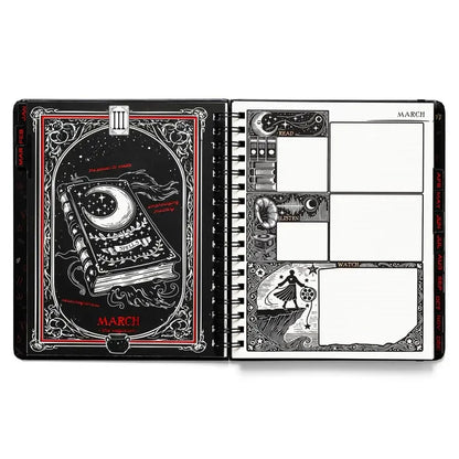 💥Limited Inventory Available! 📚🧙‍♀️Waiting for the Night 2026 Weekly Planner🧹HARDCOVER BOOK