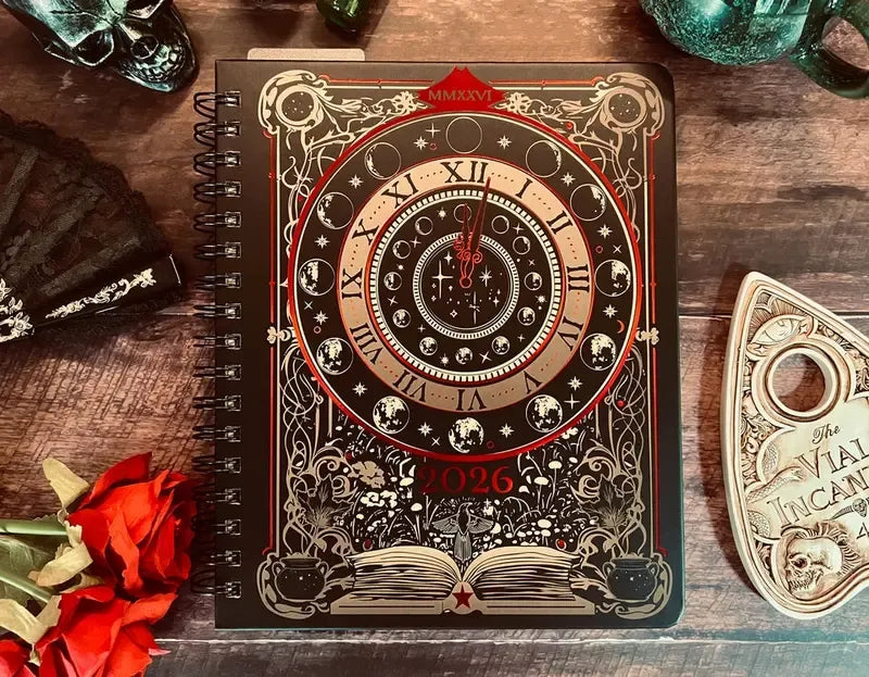 💥Limited Inventory Available! 📚🧙‍♀️Waiting for the Night 2026 Weekly Planner🧹HARDCOVER BOOK