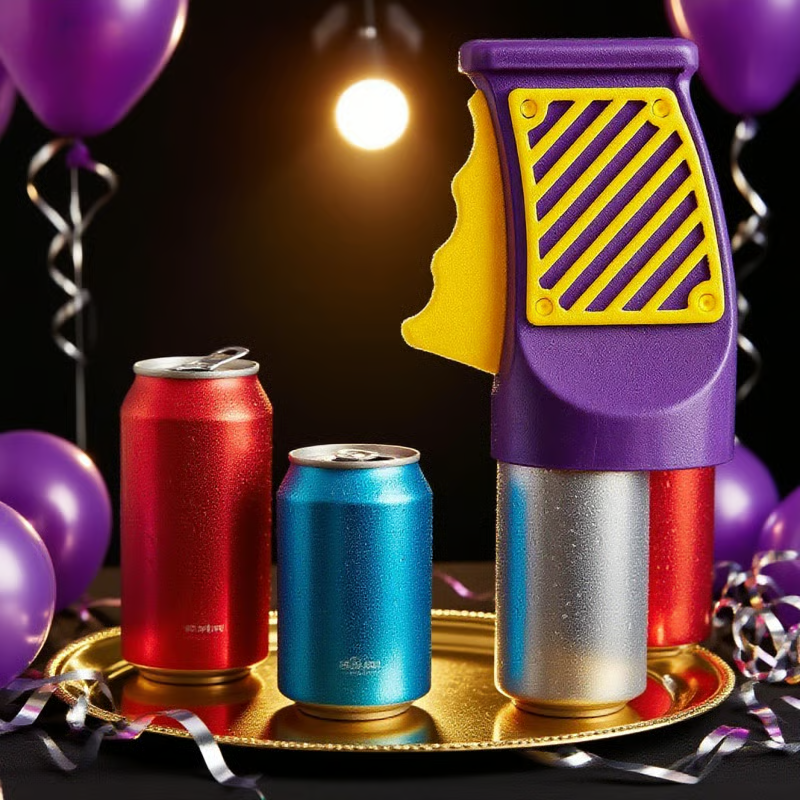 3D Printed Beverage Can Opener One-Press, Zero Mess