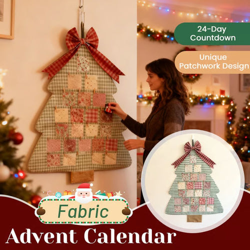 🎄Handmade Fabric Christmas Tree Advent Calendar