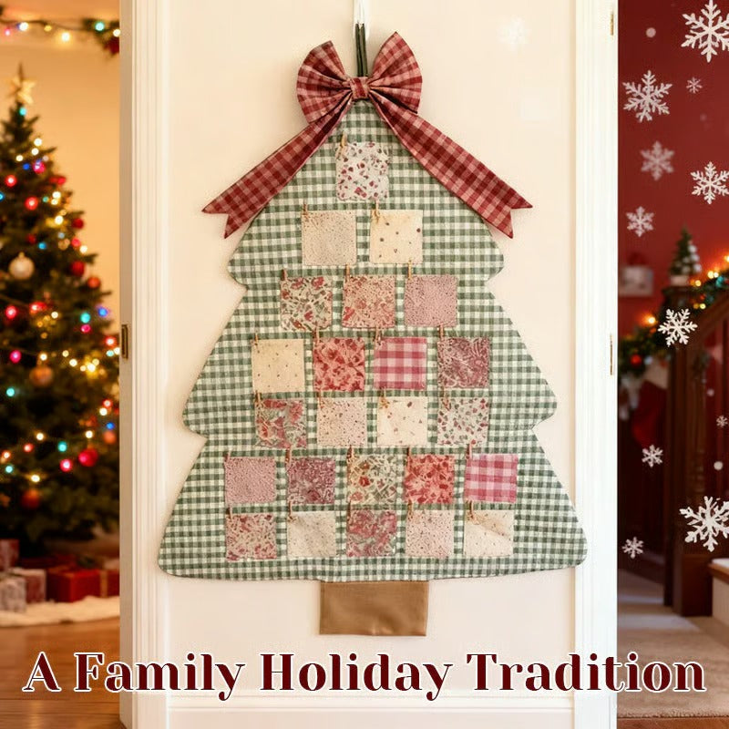 🎄Handmade Fabric Christmas Tree Advent Calendar
