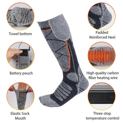 Unisex Rechargeable Heated Warm Socks
