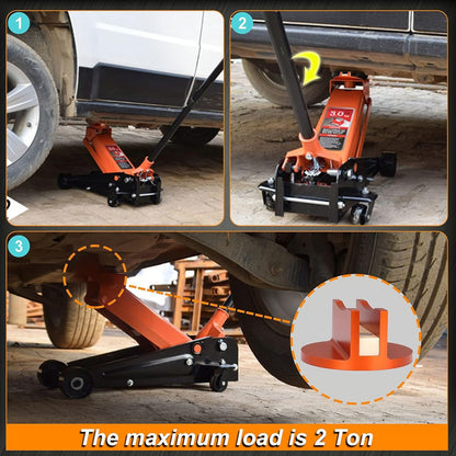 🧲 Universal Aluminum Slotted Grooved Magnetic Jack Pad