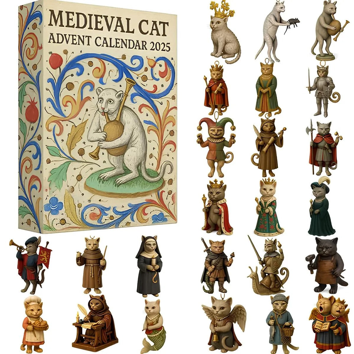 Medieval Cat Advent Calendar 2025