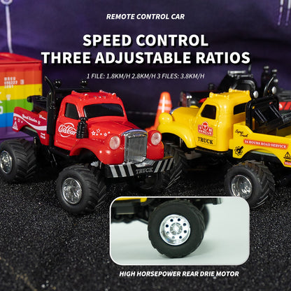 Mini Alloy Truck RC Car with LED Lights