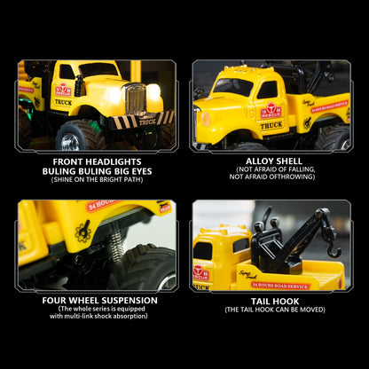Mini Alloy Truck RC Car with LED Lights