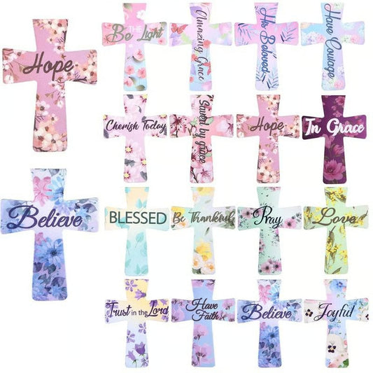 16 Pcs Magnetic Cross Bookmarks Gifts for Bible Study, Readers, Teachers, Students